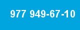 977 949-67-10 977 949-67-10